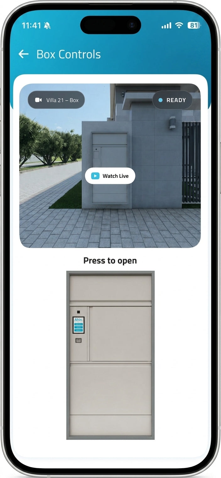 Mobile app screen