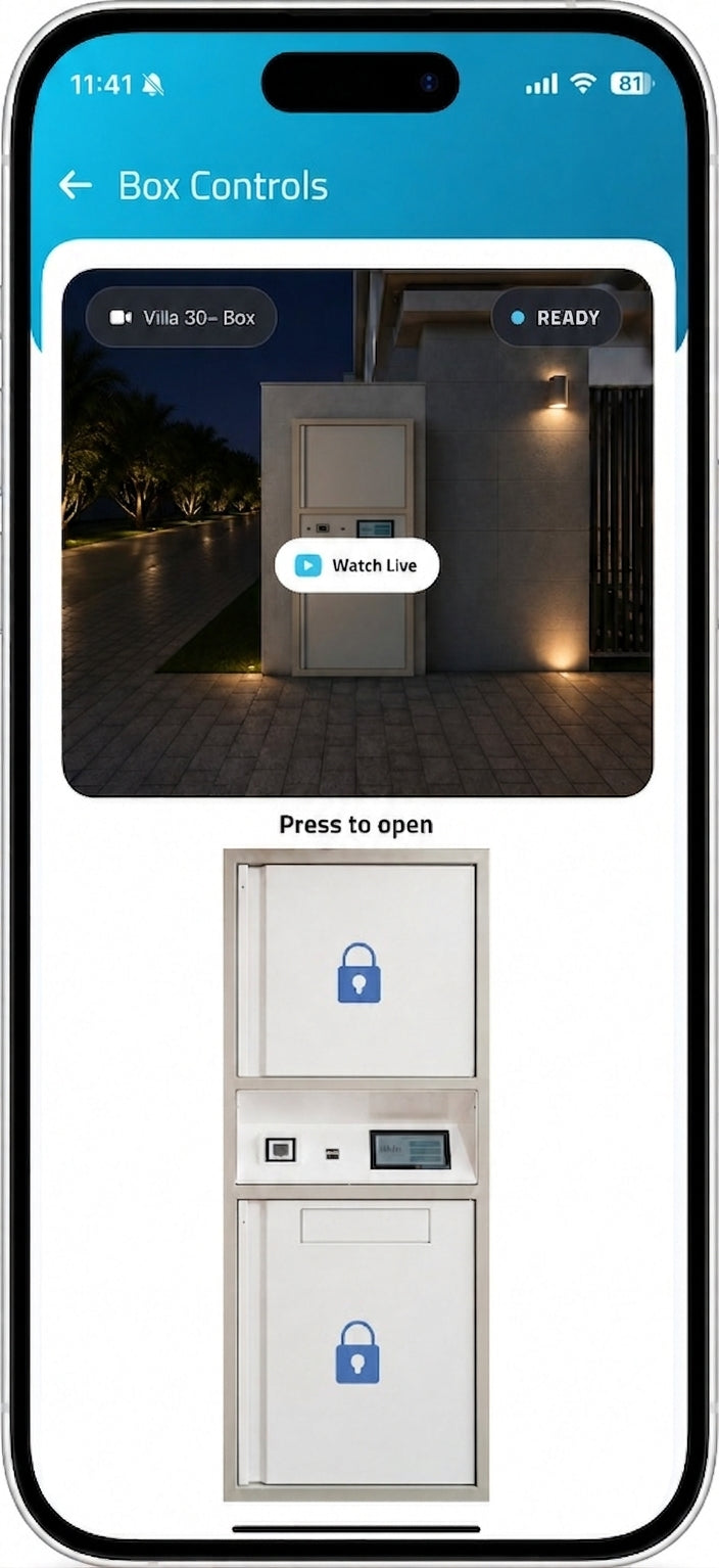 Mobile app screen