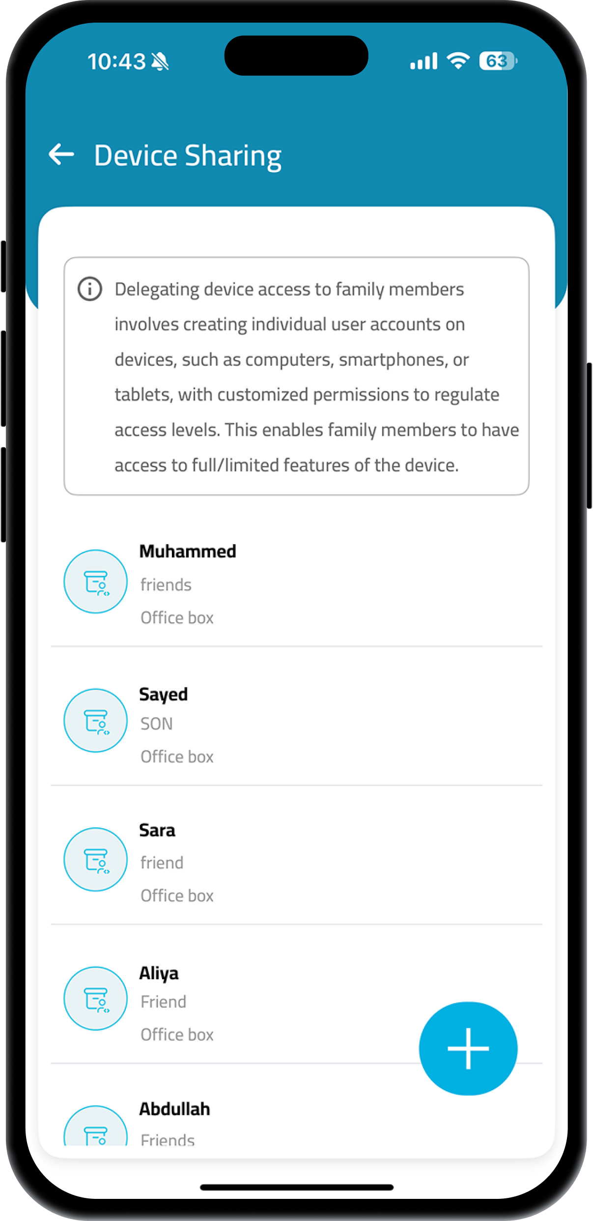 Device Sharing