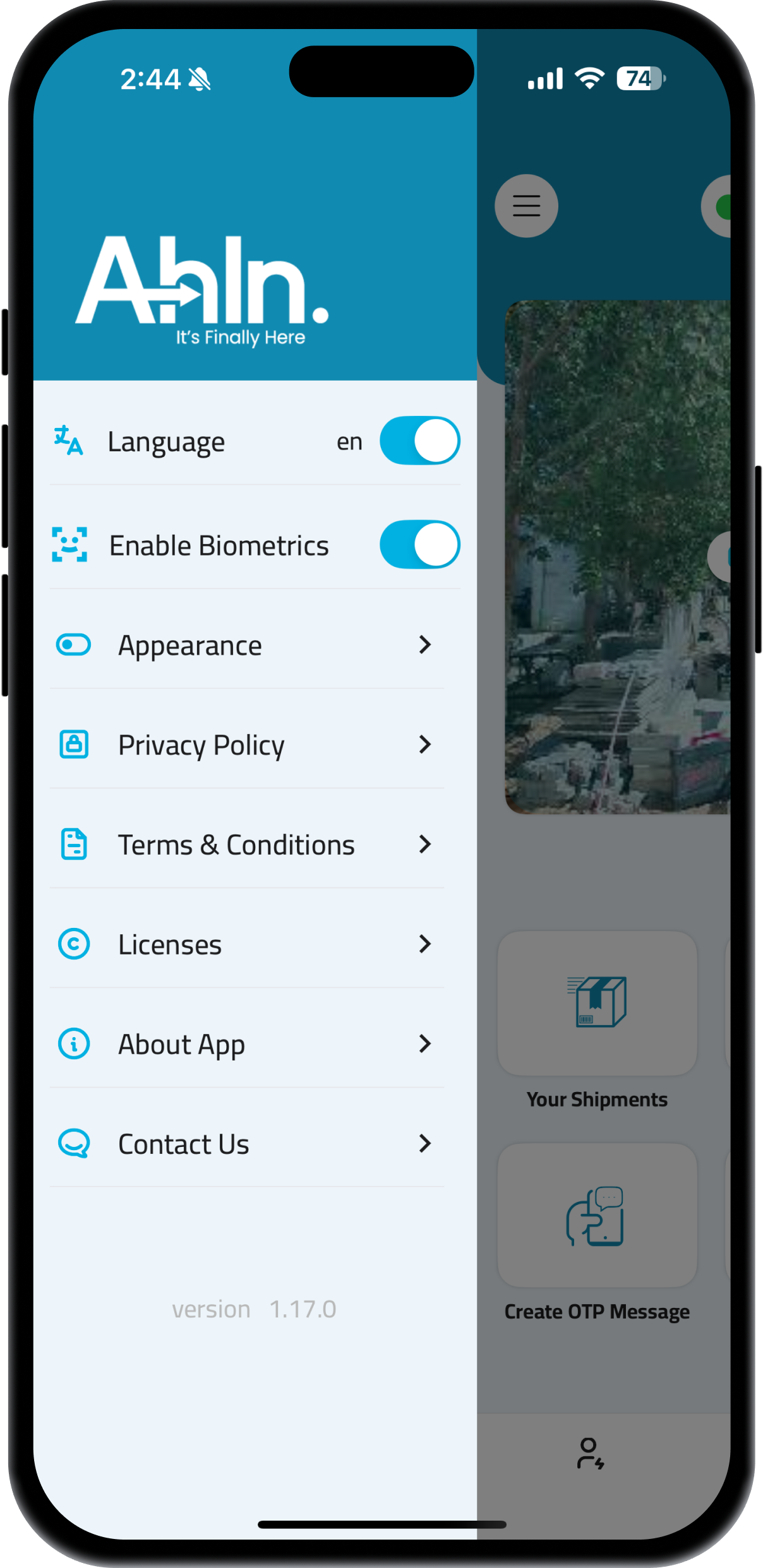 Mobile screen 2